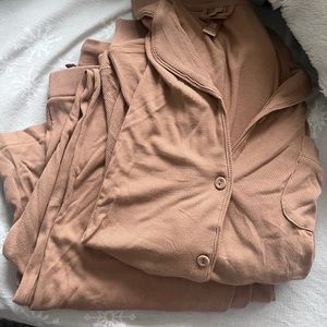 SKIMS KNIT ribbed  PJ SET